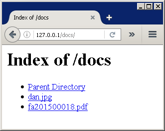 Directory Internet Browsing